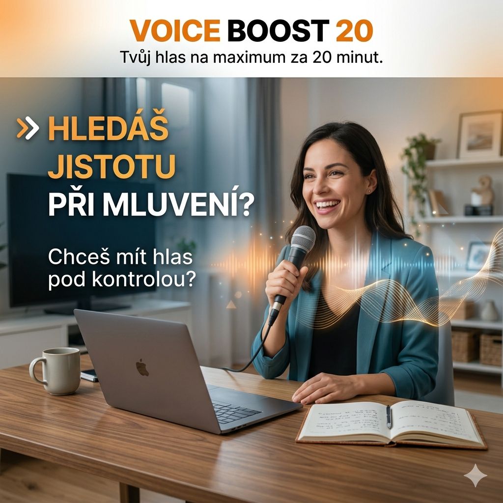 Voice boost 20 - hlasový mikro koučink 20 min 🚀