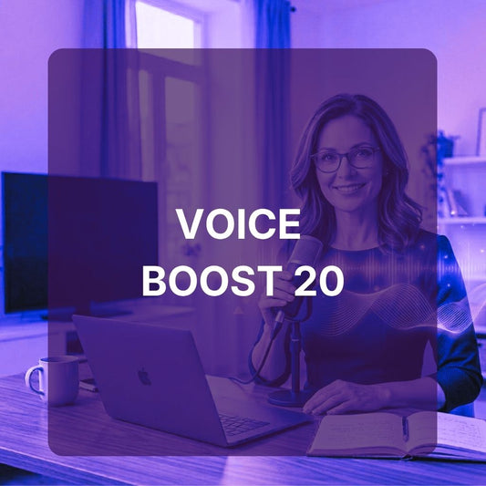 Voice boost 20 - hlasový mikro koučink 20 min 🚀