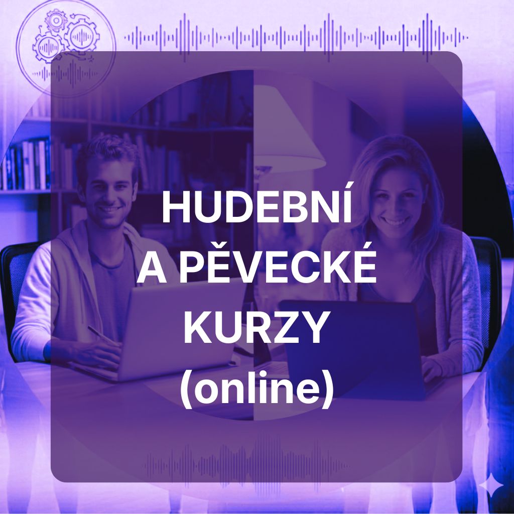 HUDEBNÍ A PĚVECKÉ KURZY (včetně rétoriky a obecně práce s hlasem) - Online forma